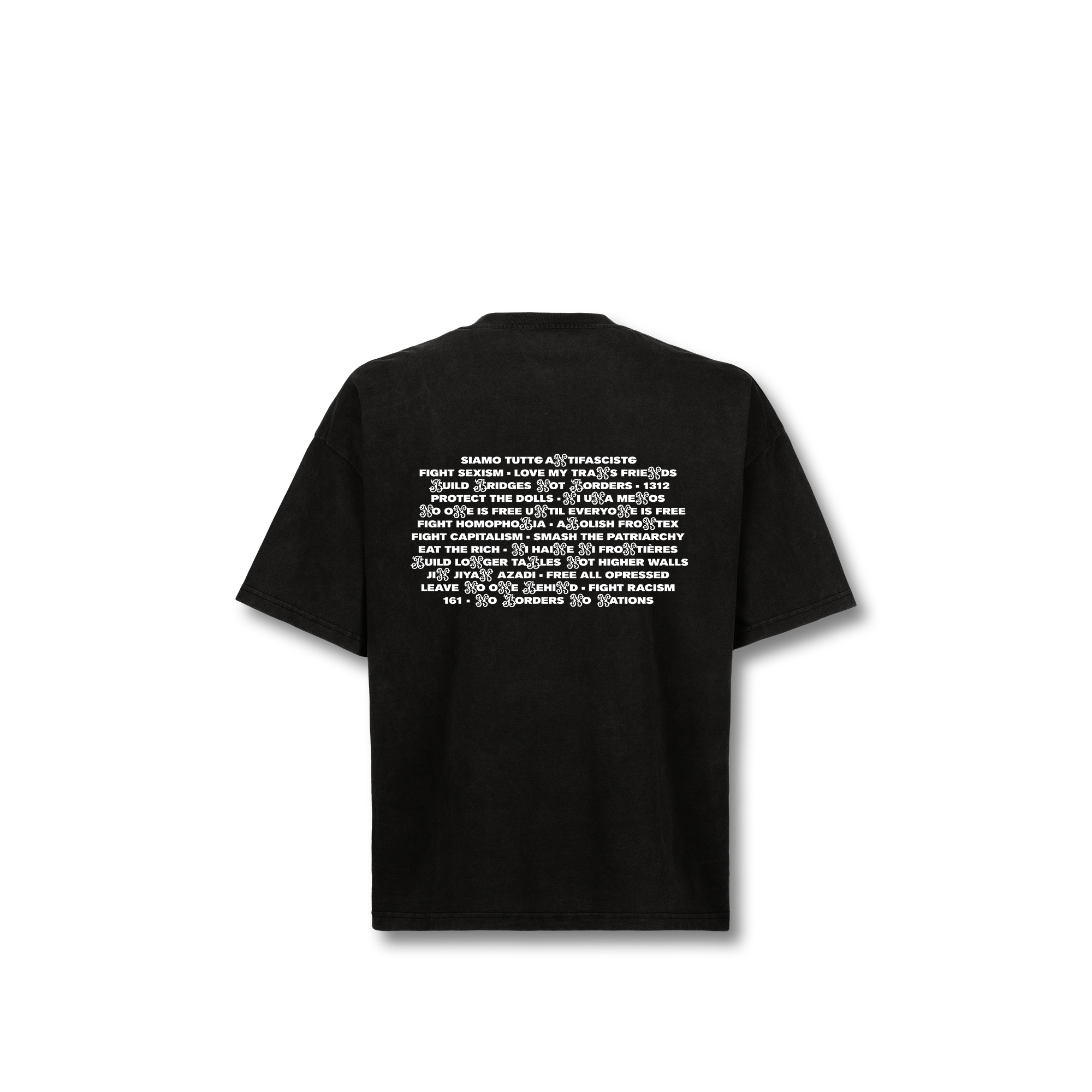 No Borders No Nations Boxy Shirt - Image 2