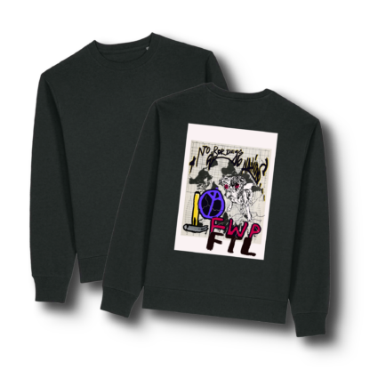 No Borders No Nations Friends Drop 3 Pullover - Image 3