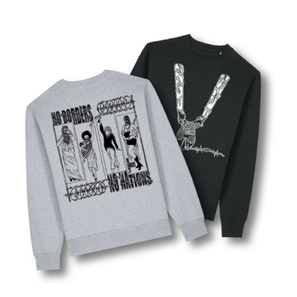 No Borders No Nations Friends Drop 1 Pullover