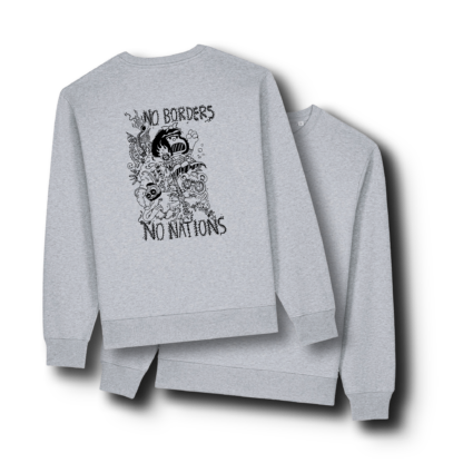 No Borders No Nations Friends Drop 2 Pullover - Image 3