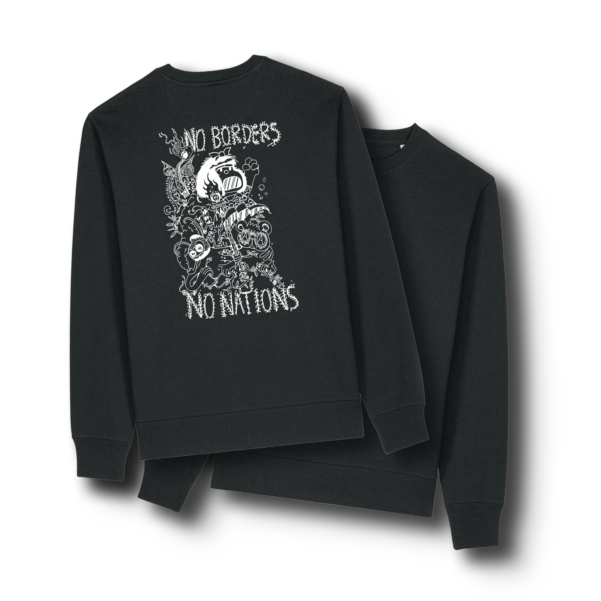 No Borders No Nations Friends Drop 2 Pullover
