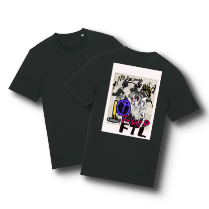 No Borders No Nations Friends Drop 3 T-Shirt - Image 3