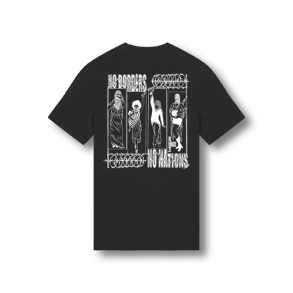No Borders No Nations Friends Drop 1 T-Shirt - Image 5