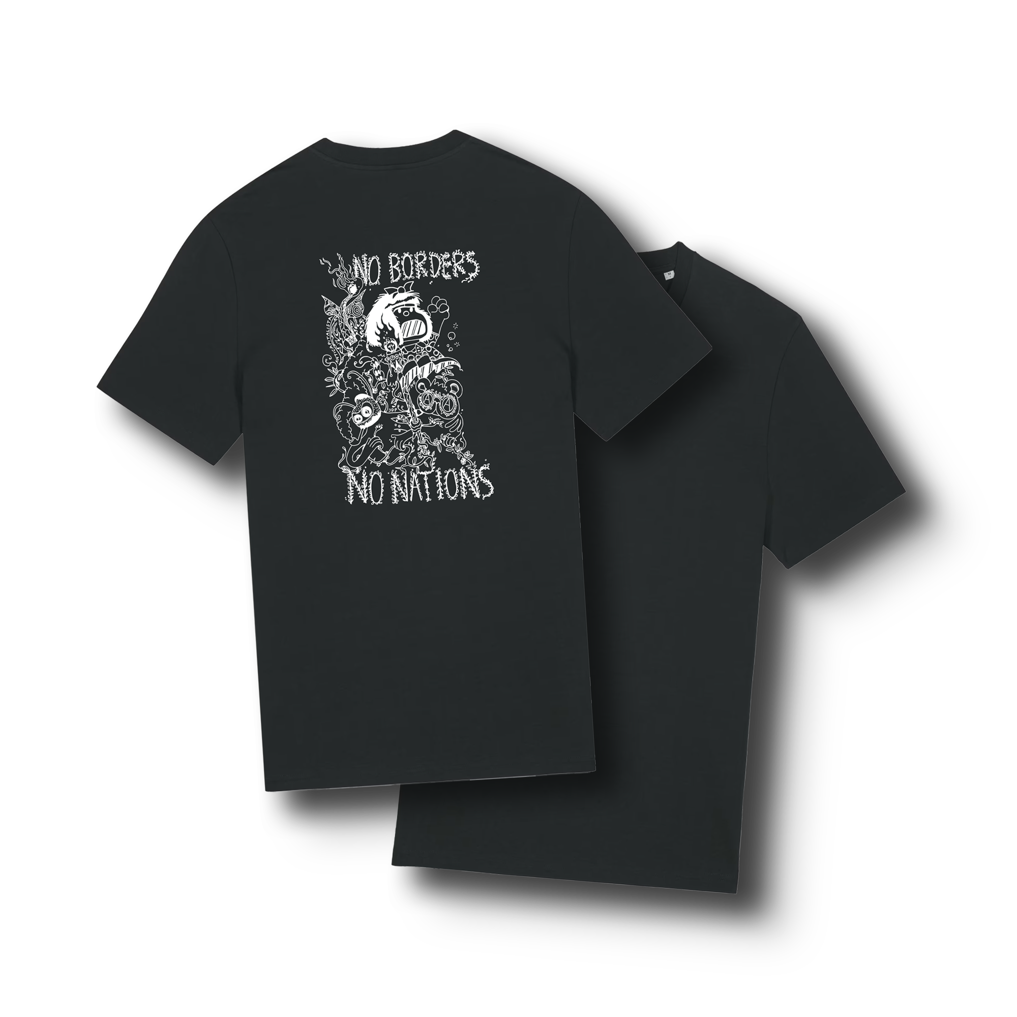No Borders No Nations Friends Drop 2 T-Shirt