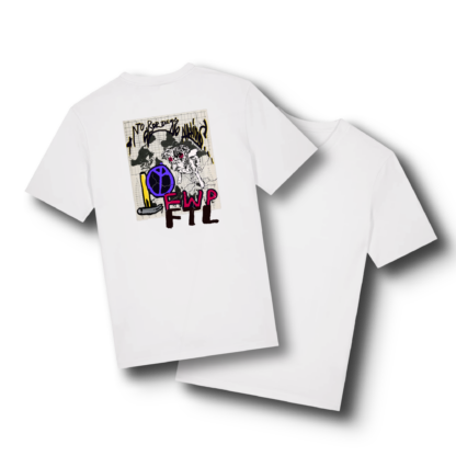 No Borders No Nations Friends Drop 3 T-Shirt - Image 2